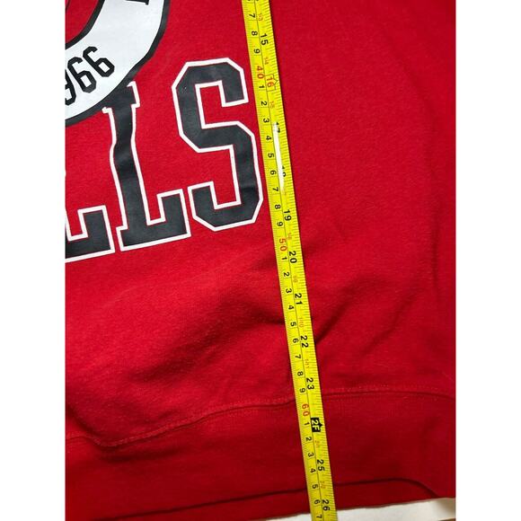 NBA Chicago Bulls Colorblock Graphic Sweatshirt Women’s Size XL Pullover - Picture 5 of 5